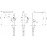 Комплект OMOIKIRI NAGANO LG + PURE DROP LITE 4178.8028