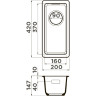 Мойка OMOIKIRI KATA 20-U-MA Artgranit/марципан 4993370