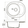 Мойка OMOIKIRI MANMARU 62-PA Artgranit/пастила 4993351
