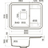 Мойка OMOIKIRI TASOGARE 65-SA 4993495