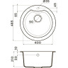 Мойка OMOIKIRI YASUGATA 48R-SA Tetogranit/бежевый 4993132