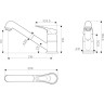 Смеситель OMOIKIRI TATEYAMA-S-DC 4994135