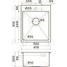 Мойка OMOIKIRI AKISAME 41-LG нерж.сталь/светлое золото 4973080