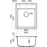 Мойка OMOIKIRI DAISEN 42-BE Artgranit/Ваниль 4993600