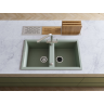 Мойка OMOIKIRI KITAGAWA 86-2-GR Artceramic/Leningrad grey 4993491