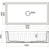 Мойка OMOIKIRI MIKURA 91-BL Natceramic/черный 4997087